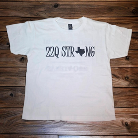 22Q strong YOUTH awareness shirt- small only