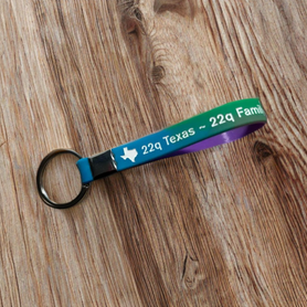 22q Texas wrist keychain