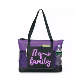 Tote Bag, 22q family, Purple/ Neon Purple