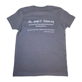 22q Texas logo YOUTH awareness shirt- gray