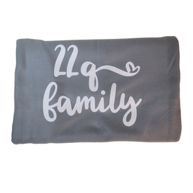 Fleece throw blanket, 22q family