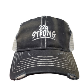 Hat- 22q strong, silver design