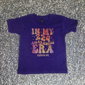 In my 22q awareness era shirt- toddler