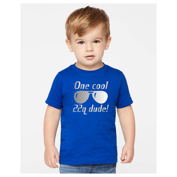 One Cool 22q Dude Toddler T-Shirt