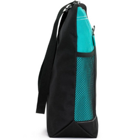 Tote Bag, 22q mom, Aqua/ Aqua