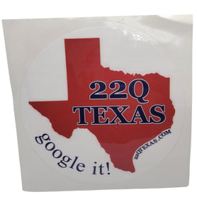 22Q Texas Logo Decal