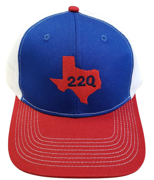 Trucker Hat- 22Q Texas logo, you choose color!