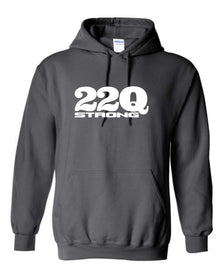 22Q STRONG Adult, Unisex, Pull-over Hoodie, white design
